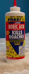 Photo of bottle of Boric Acid Roach Killer